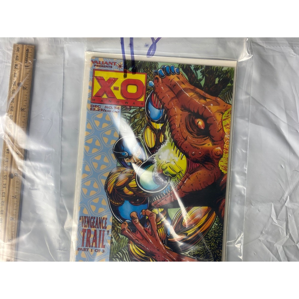 X-O Manowar Comic Book Vengeance Trail Part 1 of 3 December 1993 Valiant Comics